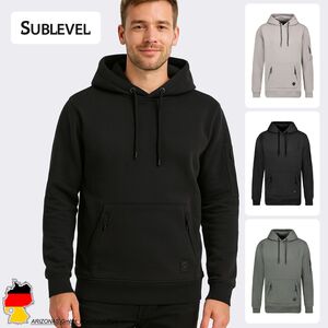Hoodie mit Rei�verschlusstaschen viel Stauraum