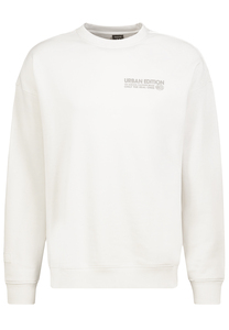 Urban Edition Sweatshirt Rundhals mit Rippblende