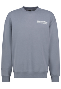 Urban Edition Sweatshirt Rundhals mit Rippblende
