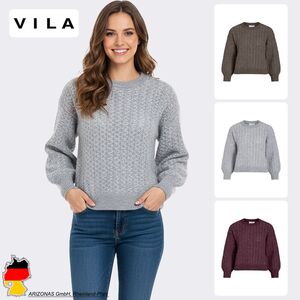 Bequemer, gestreifter Pullover fr kalte Wintertage