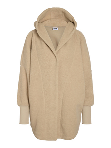 Strickjacke Teddy Oversized mit Kapuze