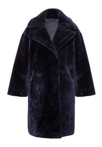 Eleganter Wintermantel mit Knopf und Schalkragen Design