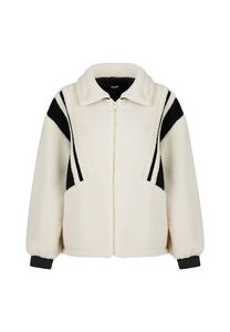 Teddyjacke mit Kontraststreifen Warm und Weich