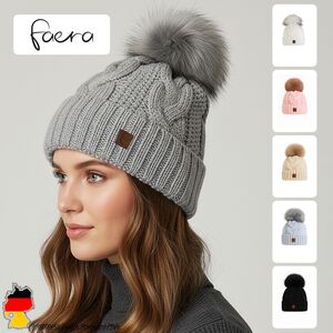 Weiche und warme Strickm�tze f�r kalte Wintertage