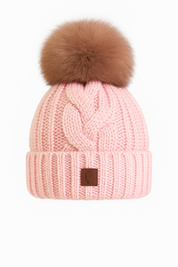 Weiche und warme Strickm�tze f�r kalte Wintertage