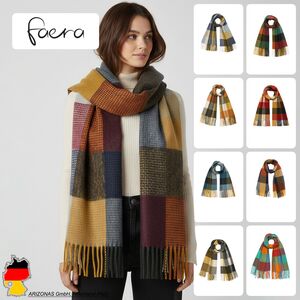 Modischer Schal mit Fransen und geometrischem Muster Leicht