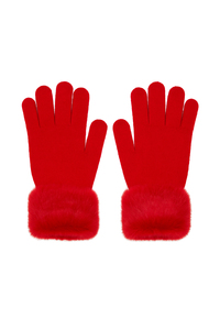 Elegante Damenhandschuhe Flauschig Weich