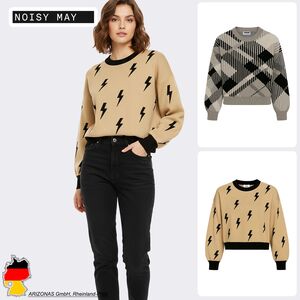 Pullover im Oversize-Look mit Rundhalsausschnitt