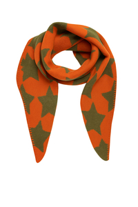 Schal Muster Sterne Warm Weich