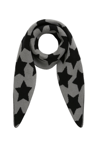 Schal Muster Sterne Warm Weich