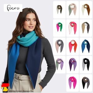 Schal Colorblock Modern Warm Mehrfarbig