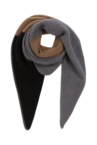 Schal Colorblock Modern Warm Mehrfarbig