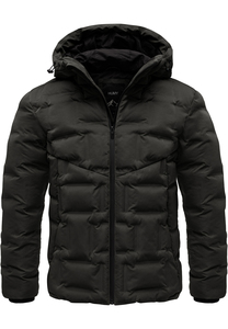 Winterjacke mit Kapuze Warm Gef�ttert Steppmuster