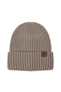 Strickm�tze Warm Flauschig mit dezenter Schneeflocke