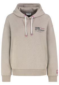 L�ssiger Hoodie mit Motiv-Print und humorvollem Slogan