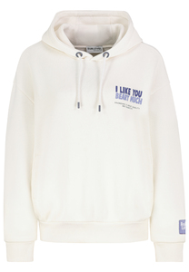 L�ssiger Hoodie mit Motiv-Print und humorvollem Slogan