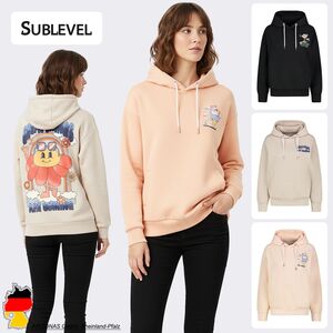 Hoodie mit Positive-Print und Kapuze lustiges Design