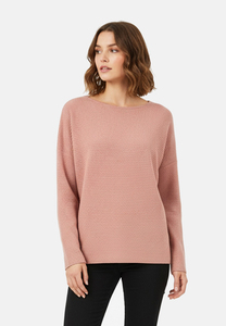Bequemer Strickpullover mit Struktur in klassischem Design