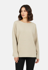 Bequemer Strickpullover mit Struktur in klassischem Design