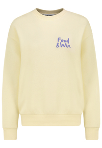 Sweatshirt mit modernen Prints Dropped Shoulder 