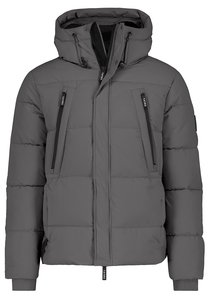 Winterjacke warme Steppoptik mit Kapuze
