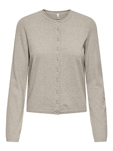Stilvoller Cardigan Knopfverschluss Rundhalsausschnitt