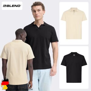 Stilvolles Kurzarmshirt V-Ausschnitt Polokragen Casual