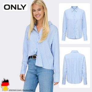 Shirt mit Rundhalsausschnitt lange �rmel Streifen Stilvoll