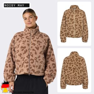 Flauschige Outdoorjacke Rei�verschluss Trendigen Design