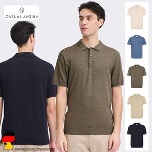 Poloshirt Kurzarm Knopfleiste Unifarben Klassischer Stil