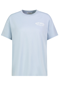 Bequemes Shirt Kurzarm Printdesign Rundhalsausschnitt