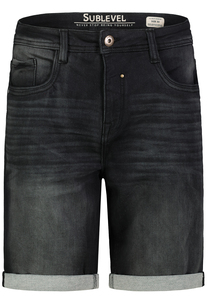 Unifarbene Shorts Gerade Schnitt 5 Pocket Design Basic