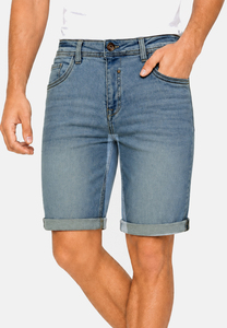 Unifarbene Shorts Gerade Schnitt 5 Pocket Design Basic