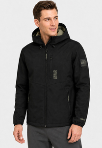 Softshelljacke Kapuze Elastische B�ndchen Gerade Passform