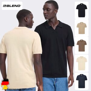 Kurzarm Poloshirt V-Ausschnitt Haifischkragen Basic