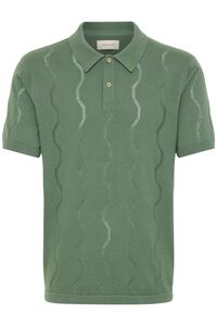 Stilvolles Kurzarm Poloshirt Knopfleiste Rundhals Casual