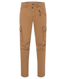 Cargo Hose Gerade Passform Zip-Fly Kn�chellang Cargotaschen