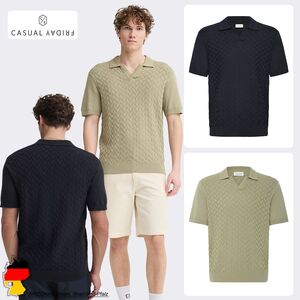 Modernes Poloshirt Polokragen Einfarbig V-Ausschnitt