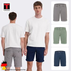 Shorts verdeckter Zip-Fly schmaler Schnitt Zierkn�pfe