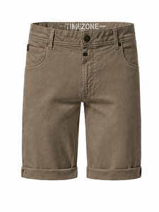 Slim Fit Shorts verdeckter Zip Fly 5-Pockets Atmungsaktiv