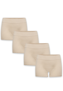 4er St�ck Pack Nahtlose Mini Shorts Elastischer Bund