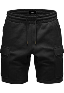 Sweat Bermuda Shorts mit elastischem Bund und Cargotaschen