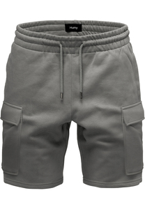 Sweat Bermuda Shorts mit elastischem Bund und Cargotaschen