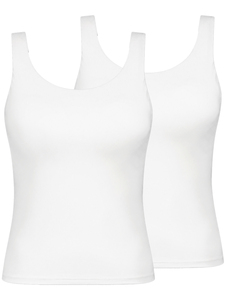 �rmelloses Top Rundhalsausschnitt 2er-Set Regular Fit