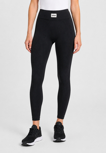 Figurbetonte Leggings Elastischer Bund Logodetail Basic