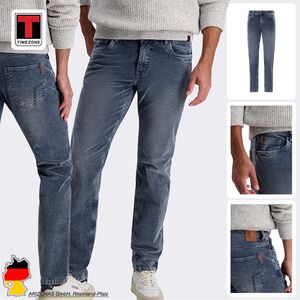 Stilvolle Jeans Rei�verschluss Slim Fit Washed-Optik