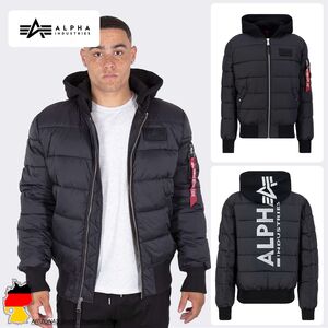 Pufferjacke Kapuze Rei�verschluss�rmeltasche Langarm 