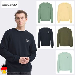 Lang�rmliges Sweatshirt Rundhalsausschnitt Unifarben