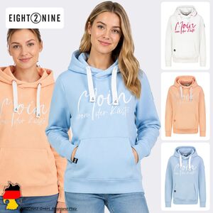 Kapuzenpullover Stickerei Spruch Rippb�ndchen Modisch