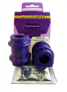 Powerflex-Buchse Road Series f�r Peugeot 106 Stabilisator vorne innen an Fahrgestell 20mm 
